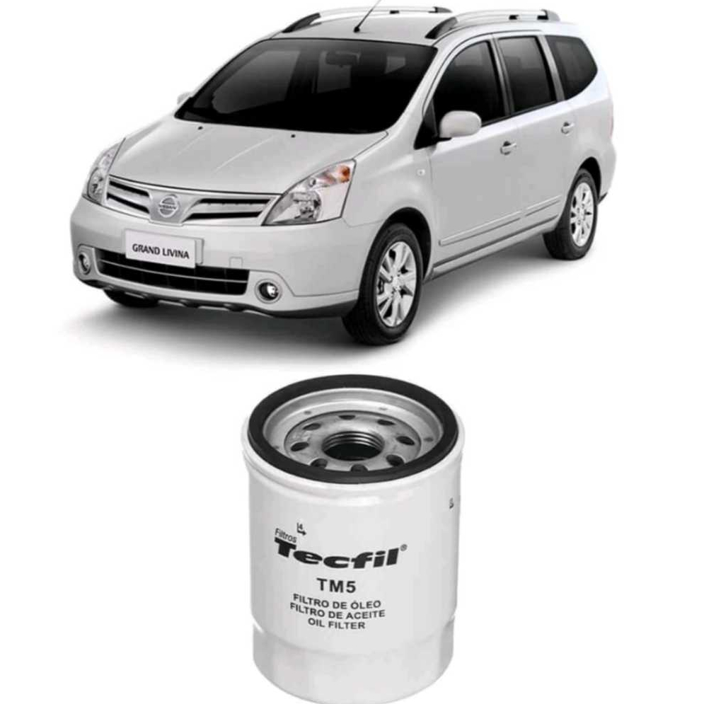 Filtro Óleo Nissan Livina 1.8 16 v 2010  A 2014 Tecfil TM5