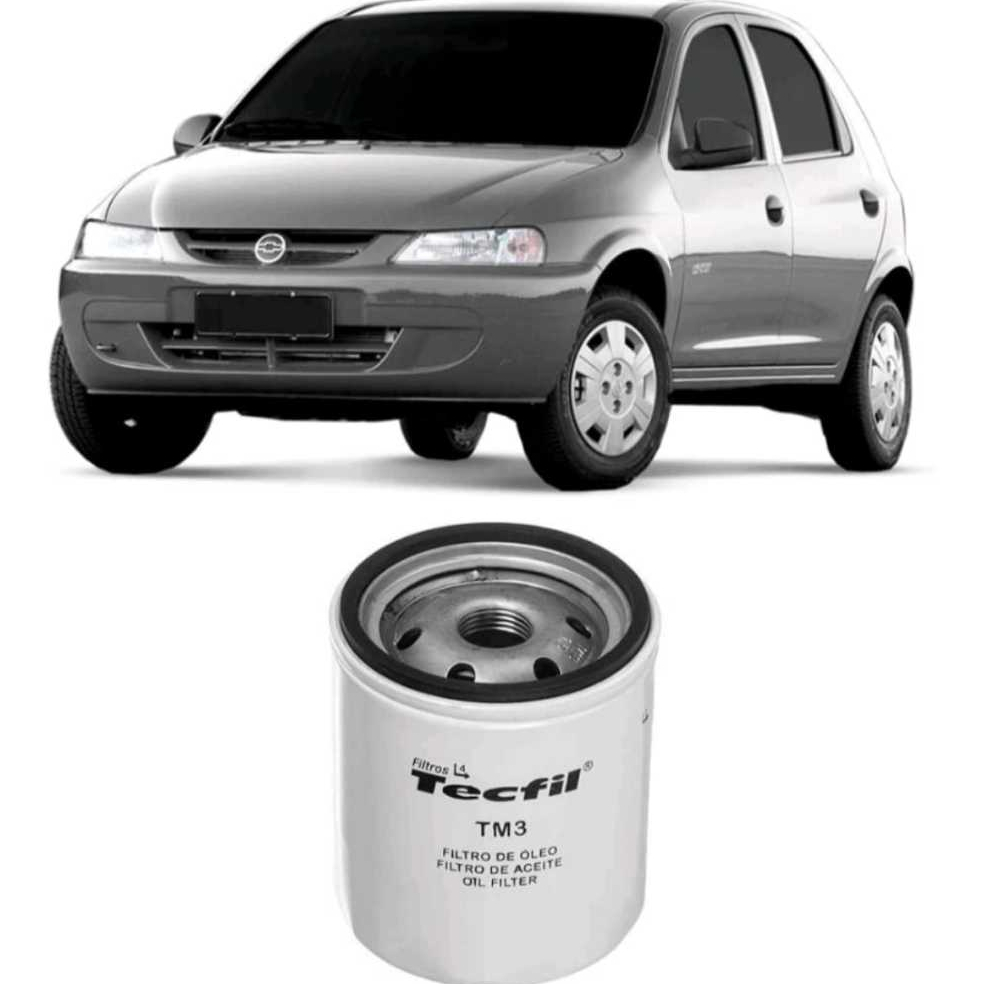 Filtro Óleo Chevrolet GM Celta 1.0 1.4 TM3 Tecfil