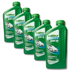 KIT 5 LITROS DE ÓLEO 20W50 LUBRAX