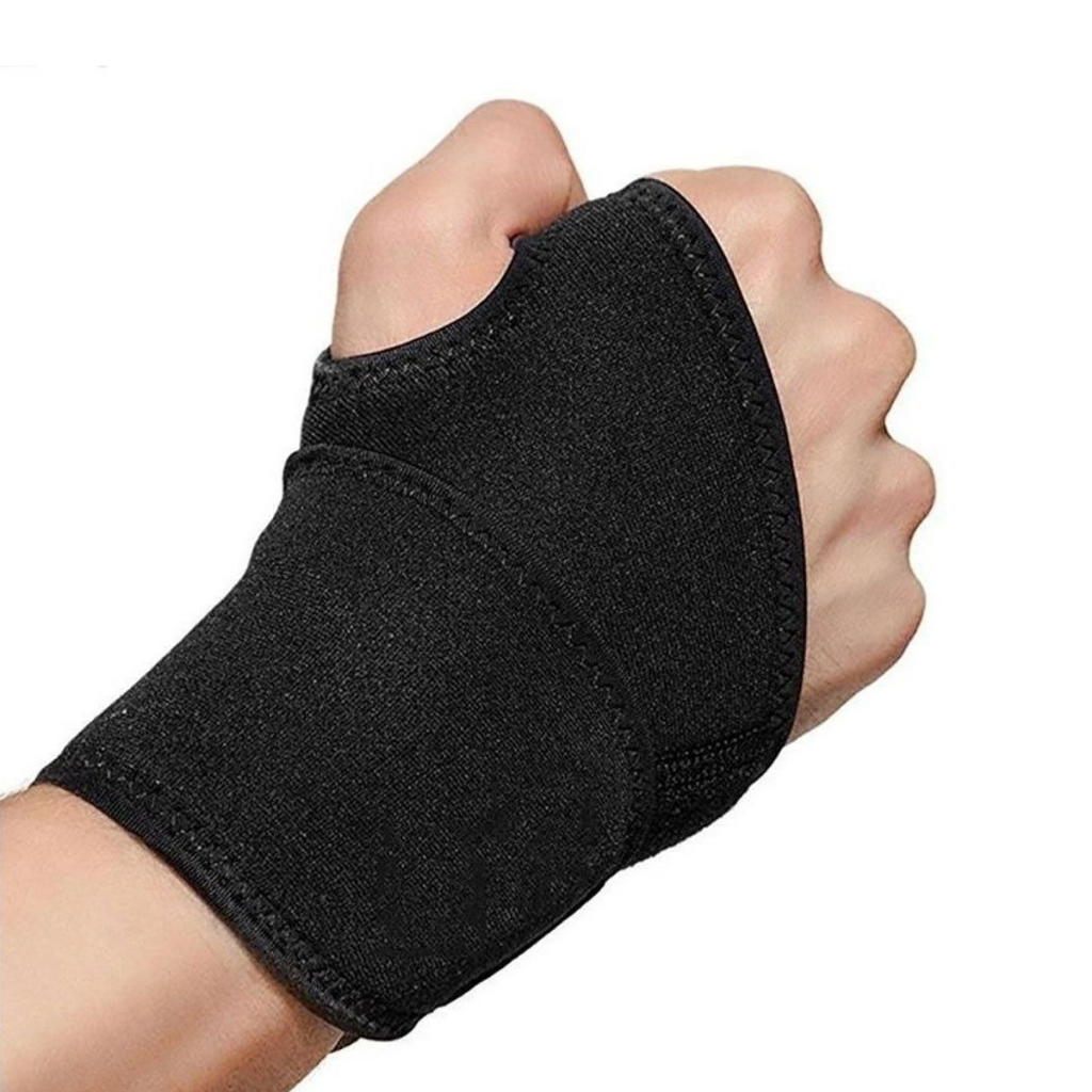 Munhequeira Protetor De Punho Ajustável Profissional Exercício Treino Crossfit e Academia Neoprene