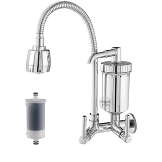 Torneira Com Filtro De Parede Cozinha Gourmet Dois Jatos em Oferta na Shopee