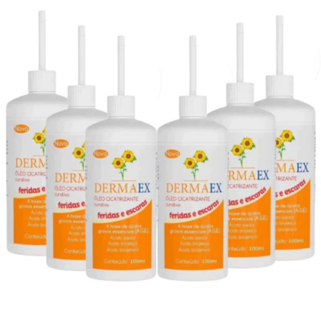 Óleo de Girassol 200ml 2 Unidades A.G.E. Dermaex Tipo Dersani Cicatrizante