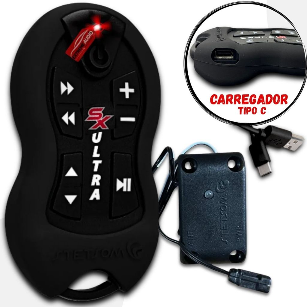 Controle de Longa Distancia Stetsom Alcance Control Sx2 Ultra Com Usb Tipo C Som Automotivo em Oferta na Shopee