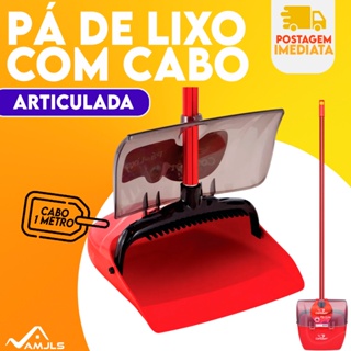 Pa De Lixo Com Cabo Condor Caçamba Pega Fácil Sem Dor Nas Costas em Oferta na Shopee
