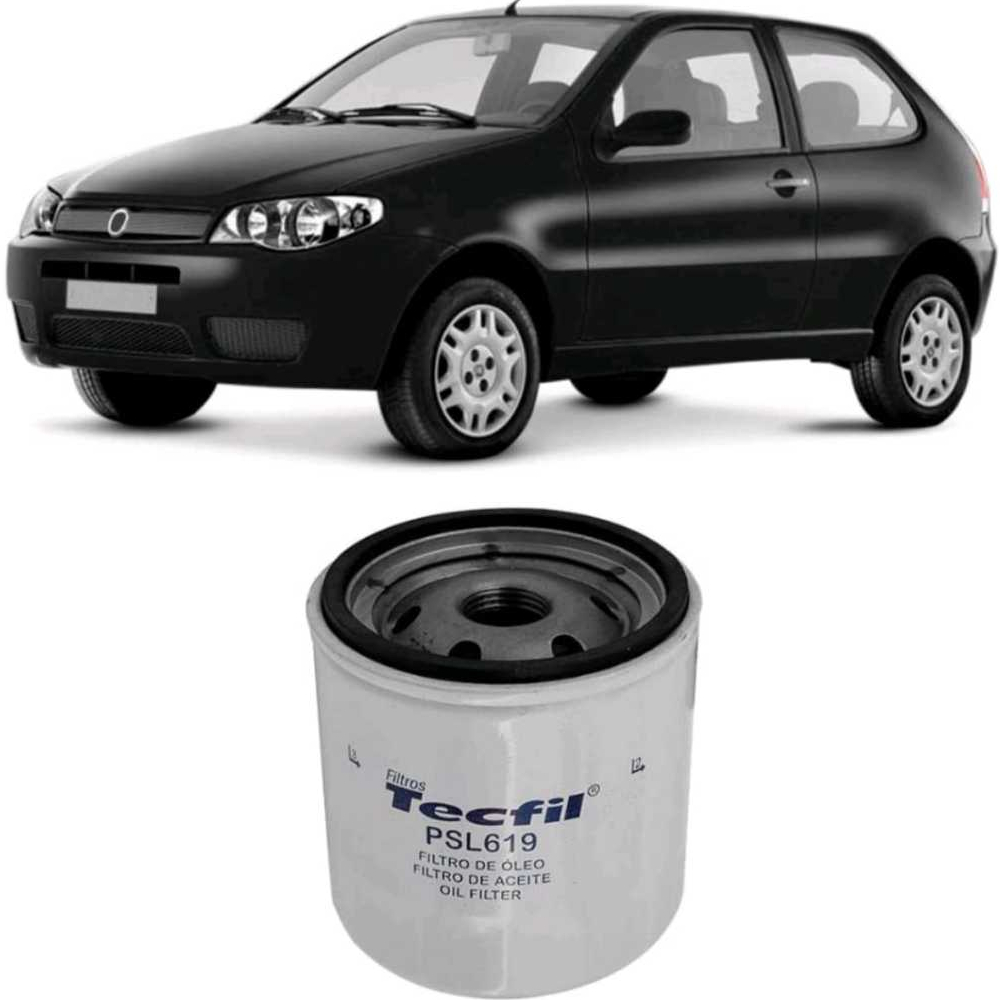Filtro Óleo Fiat Palio 1.8 8v 2003 A 2007 Tecfil Psl619 em Oferta na Shopee