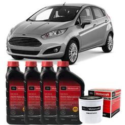 Kit Revisão 5w30 FORD Motorcraft + Filtro Óleo Ford New Fiesta 2013/2017
