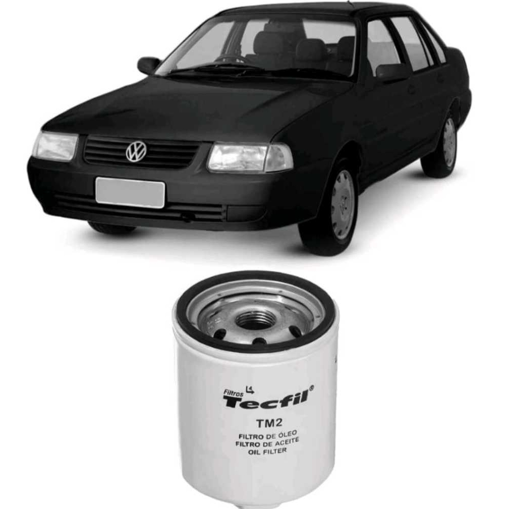 Filtro óleo Santana 1.8 2.0 1991 a 2006 TM2 Tecfil em Oferta na Shopee