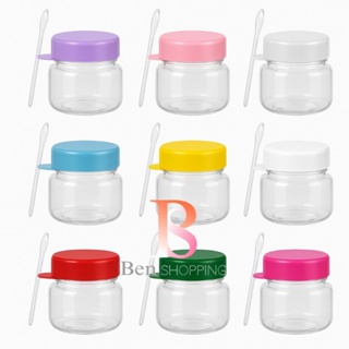 40 potinhos papinha pet com colher 40ml- nutellinha/brigadeiro/festa infantil/cha revelação- não mesclamos cores no kit em Oferta na Shopee