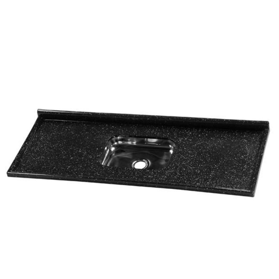 Pia de Cozinha Roralit Granitado com Cuba em Inox 160cm - 562508 - Home & Living