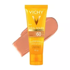 Protetor Solar Vichy Idéal Soleil Clarify FPS60 Cor Média Com 40g