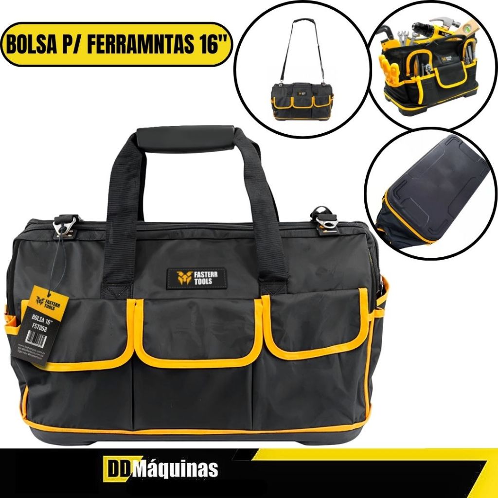 Bolsa Para Ferramentas 16” Impermeável FST058 - Fasterr em Oferta na Shopee