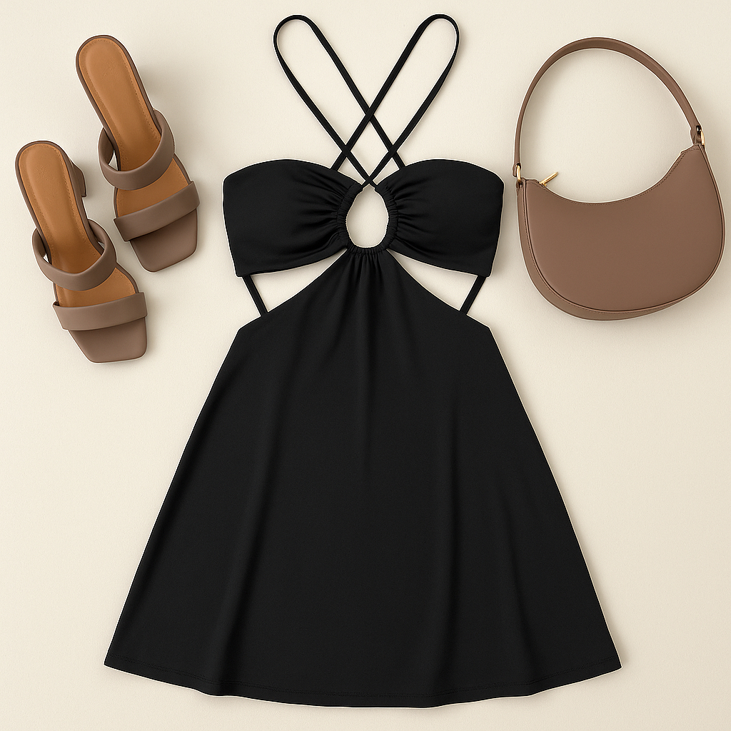 Vestido Curto de Alcinha Soltinho na Black Friday 2025 | BuscaProdutos