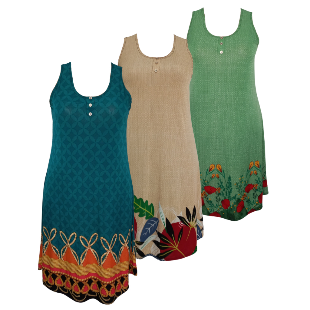 Lindos Vestidos Feminino Excelente  Malha Fria  Liganete Soltinhos e Confortável. em Oferta na Shopee