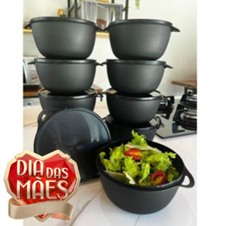 Kit Potes Plásticos 10 unidades BOWL Marmitas