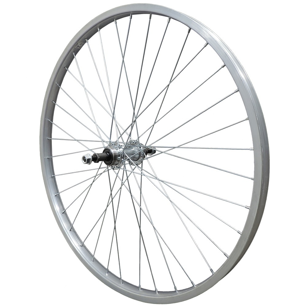 Roda de Bicicleta 26 x 1.1/2x2 Traseira Aluminio Monark Barra Circular Caloi Poti Freio V-Brake