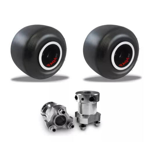 Roda Para Drift Trike Motorizado 210mm Com Pneu + Cubo (par)