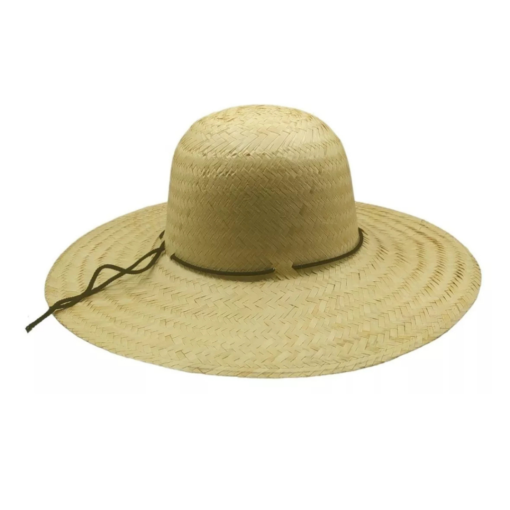 5 Chapéus de Palha Brasília Adulto com cordão Sombreiro Praia Festa Junina Duplo Chapéu de Palha