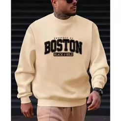 MOLETOM CONFORTÁVEL DE ALGODÃO PREMIUM BOSTON