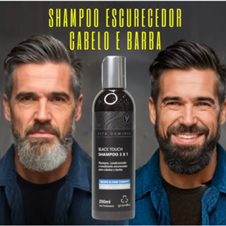 Shampoo Tonalizante Tintura Cabelo Preto a Castanho Condicionante 3x1 250ml Grandha 250ml em Oferta na Shopee