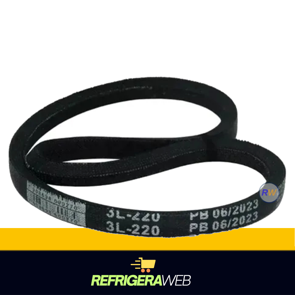 Correia 3l-220 Compativel Lavadoras Brastemp Consul De 5kg A 10kg