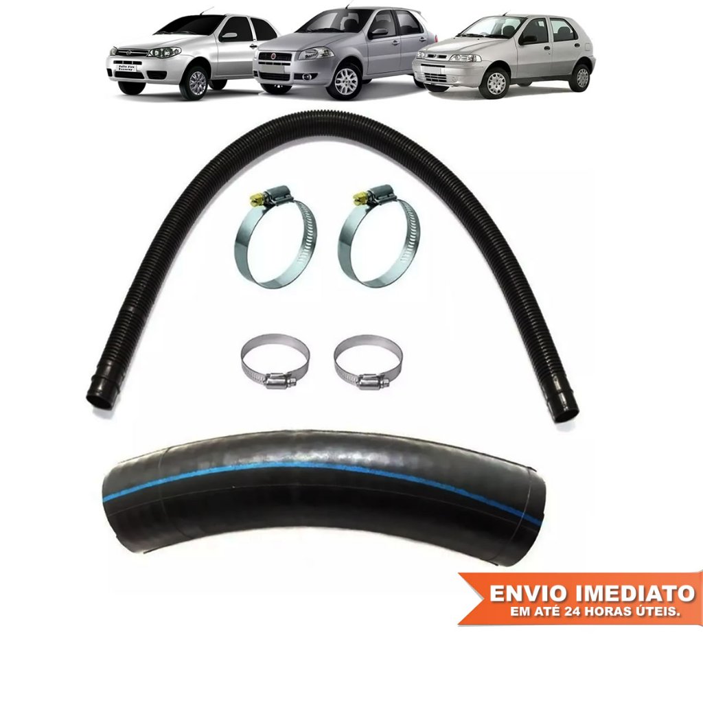 Kit Mangueira Reparo Completo Bocal Gargalo Abastecimento Tanque Fiat Palio Todos 1.0 1996 a 2015 em Oferta na Shopee
