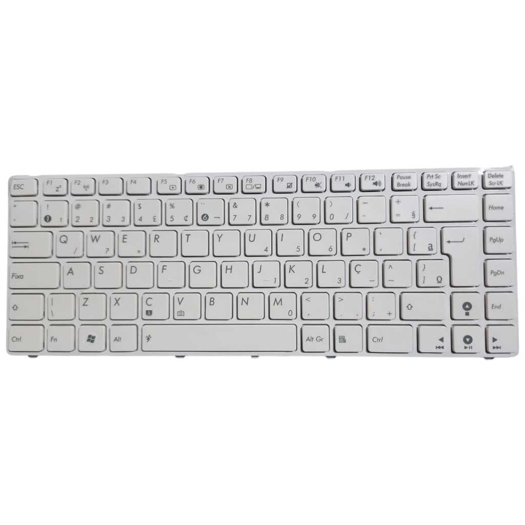 TECLADO PARA NOTEBOOK ASUS OKNB0-4000BR00 MP-09Q56PA-9201 K45A BRANCO ABNT2 BR