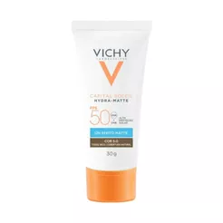 Protetor Solar Facial Vichy Capital Soleil Hydra-Matte FPS50 Cor 5.0 Com 30g