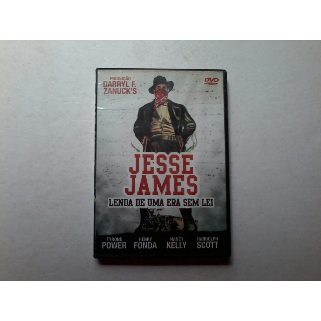 dvd Jesse James - Lenda de Uma Era Sem Lei - com Tyrone Power Henry Fonda Nancy Kelly Randolph Scott