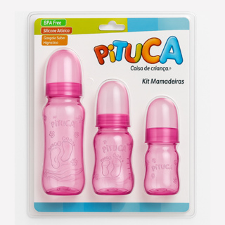 Kit Mamadeiras 3 Unidades 80ml 150ml 240ml Bico Redondo Macio em Oferta na Shopee