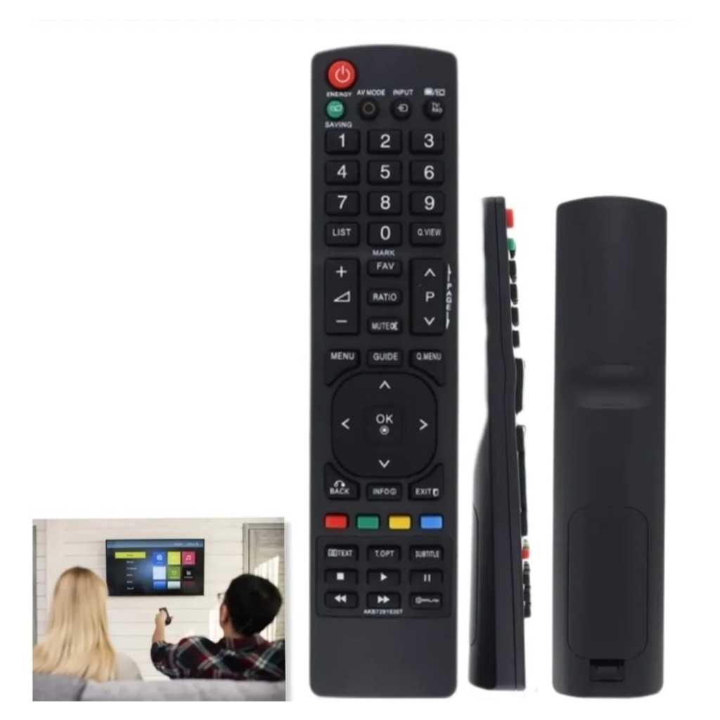 Controle Remoto Compativel Tv Televisão Televisor LG Lcd 32 40 42 Polegadas Ergonômico Teclas comuns Fácil de Mexer