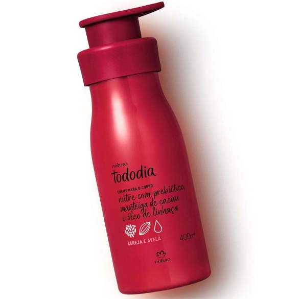 Natura Hidratante Tododia Cereja E Avelã Desodorante Corporal Feminino 400ml