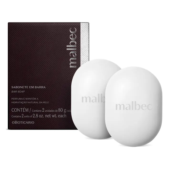 Sabonete em Barra Malbec 2x80g - oBoticário
