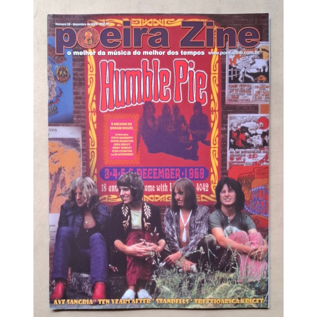 REVISTA POEIRA ZINE 28 HUMBLE PIE AVE SANGRIA TEN YEARS AFTER
