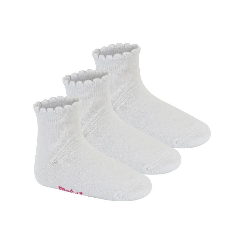 Kit 3 pares Meia Molekinha Original com NF 75% Algodão Cano Médio Baby ou Infantil em Oferta na Shopee