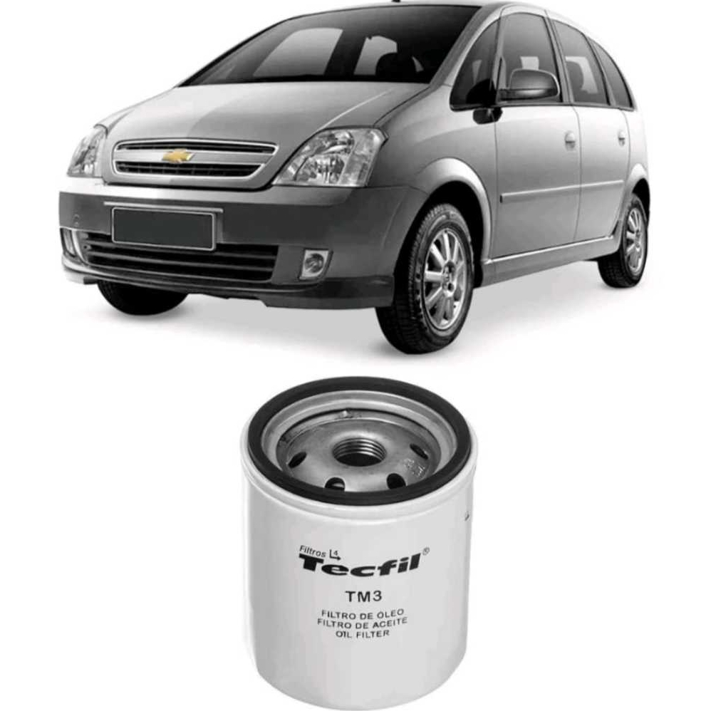 Filtro Óleo Chevrolet Meriva 1.4 1.8 2003 A 2012 TM3