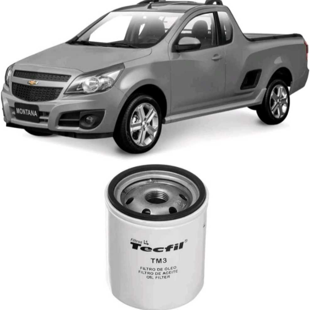 Filtro Óleo Chevrolet Montana 1.4 1.8 2004 A 2018 TM3 em Oferta na Shopee