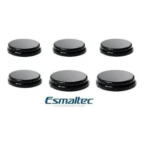 KIT 6 ESPALHADORES ESMALTEC VENEZA TAMPA BOCA DE FOGÃO