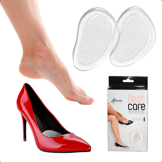 Kit 3 Pares Palmilha em Gel de Silicone Salto Sapato Antiderrapante Conforto Anti Impacto Esporão em Oferta na Shopee