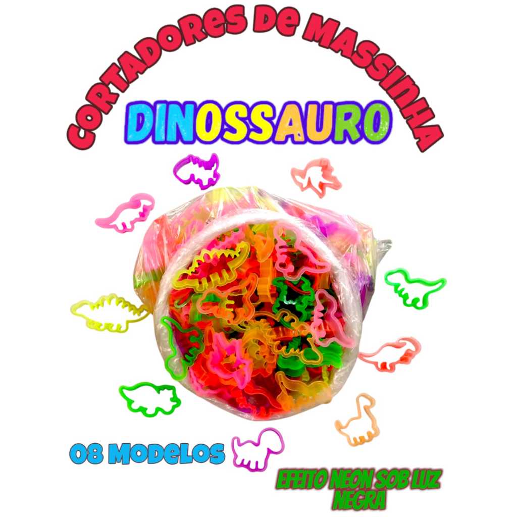 30 Cortador Dinossauro Forminha Massinha de Modelar Molde Aniversario Criança Kit Festa Lembrancinha em Oferta na Shopee