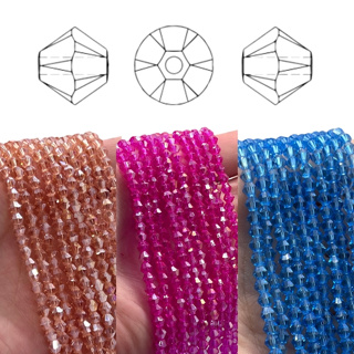 1 Fio de Cristal 4mm Balãozinho Entremeios Artesanato Guias e Terços Religiosos em Oferta na Shopee