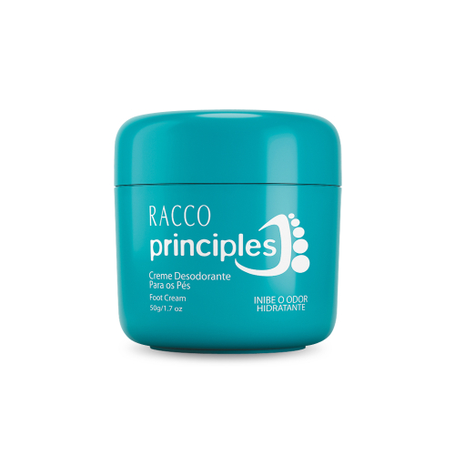 Creme Hidratante Para Os Pés (Anti Odor E Chulé) Racco Principles 50g Original Lacrado
