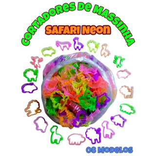 30 Cortador Safari Animais Molde De Massinha Forminha Biscoito Lembrancinha Kit Festa P/ Aniversario em Oferta na Shopee