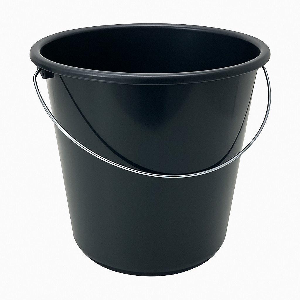 Kit 10 a 100 Baldes Plástico 5 Litros Preto Alça Reforçada Limpeza Casa Cozinha Bar RestauranteFesta em Oferta na Shopee
