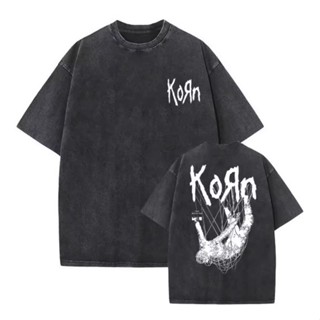 Camiseta Estampa Adulto/Infantil Lançamento Unissex Em Algodão Banda de Rock Korn. em Oferta na Shopee