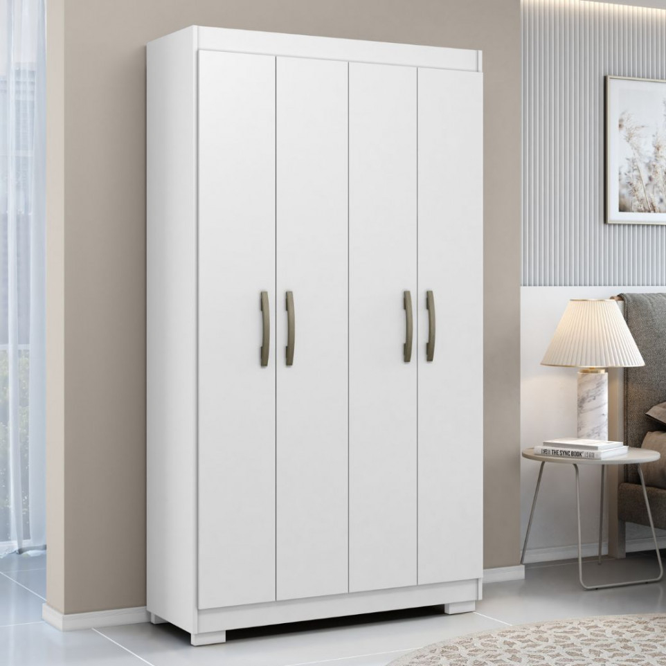 Guarda Roupa Solteiro Bem MM - 4 Portas - Home & Living