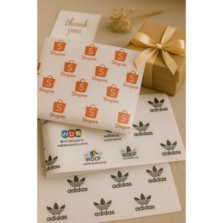 Papel Seda Premium Personalizado Com Logo 50 Uni/100Uni Papel Seda Para Embalagem Com Fundo Branco em Oferta na Shopee