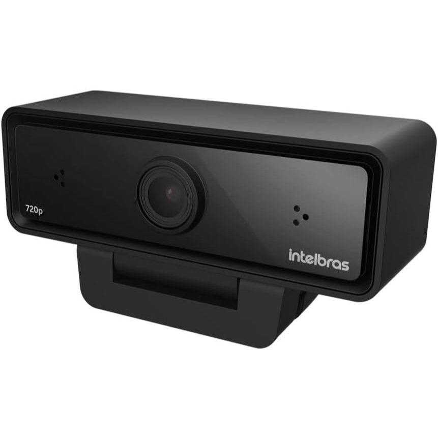 Webcam CAM HD 720p com Microfone e Clip Universal Intelbras - Computers & Accessories