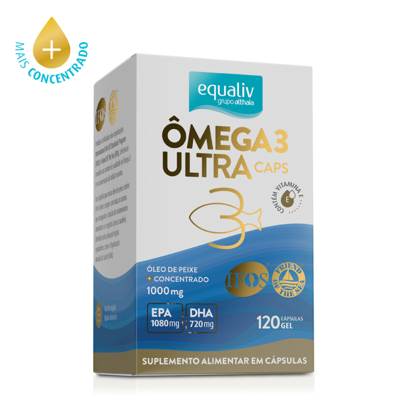 Ômega 3 Ultra Caps - 120 Cápsulas em Oferta na Shopee