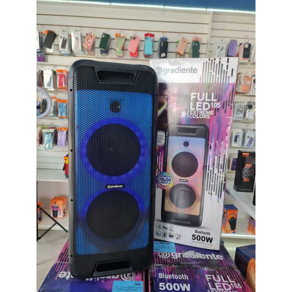 CAIXA DE SOM AMPLIFICADA GRADIENTE FULL LRD 105 EXTREME COLOR