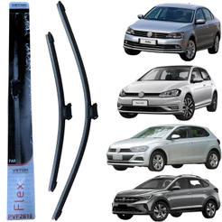 Par Palheta Limpador Especifica Golf Polo Jetta Virtus Vetor